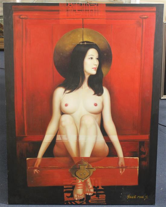 Rang Ming Yi, acrylic on canvas, 40.5in. x 30.5in., unframed